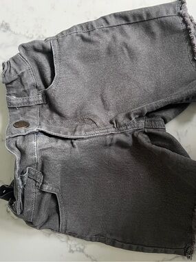 Kids Gray Casual Denim Shorts